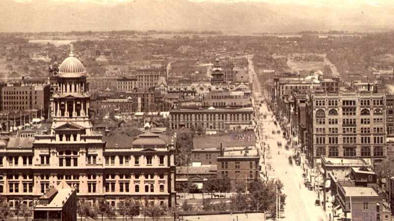 Old Picture of Colorado State Capitol